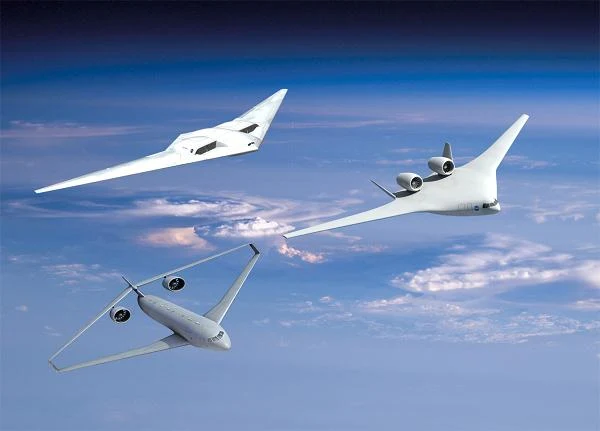Tak prezentują się wszystkie koncepty zaproponowane przez Boeinga, Northrop Grumman i Lockheed Martin. Fot. NASA