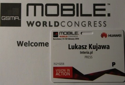 Akredytacja dla portalu INTERIA.PL - 4. rok relacjonujemy MWC w Barcelonie Akredytacja dla portalu INTERIA.PL - 4. rok relacjonujemy MWC w Barcelonie