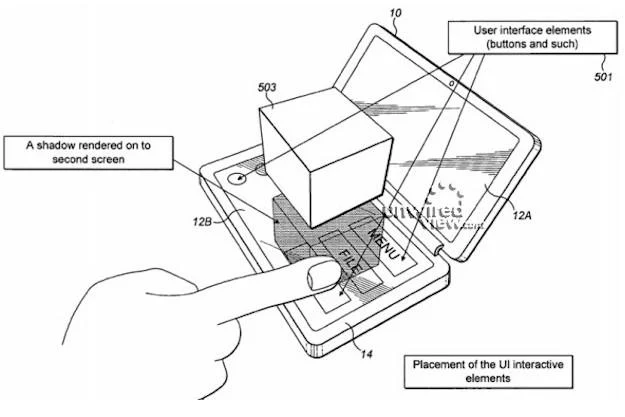 Projekt telefonu Nokii z ekranem 3D