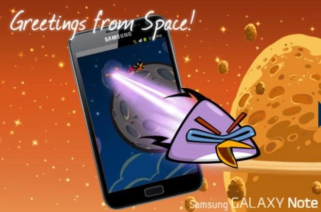 Angry Birds Space z bonusami dla posiadaczy Note'a