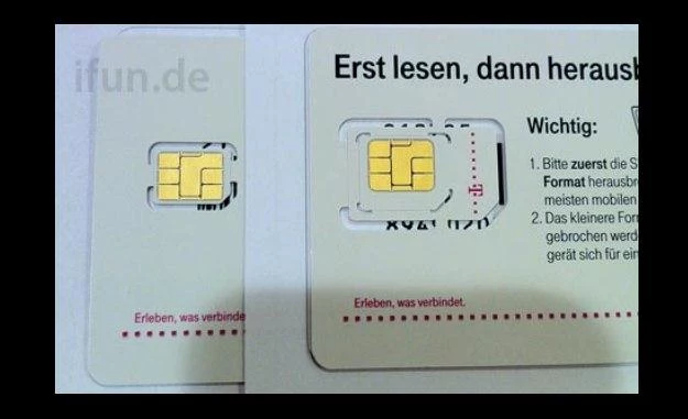 nano-SIM dla iPhone'a 5 (fot. ifun.de)