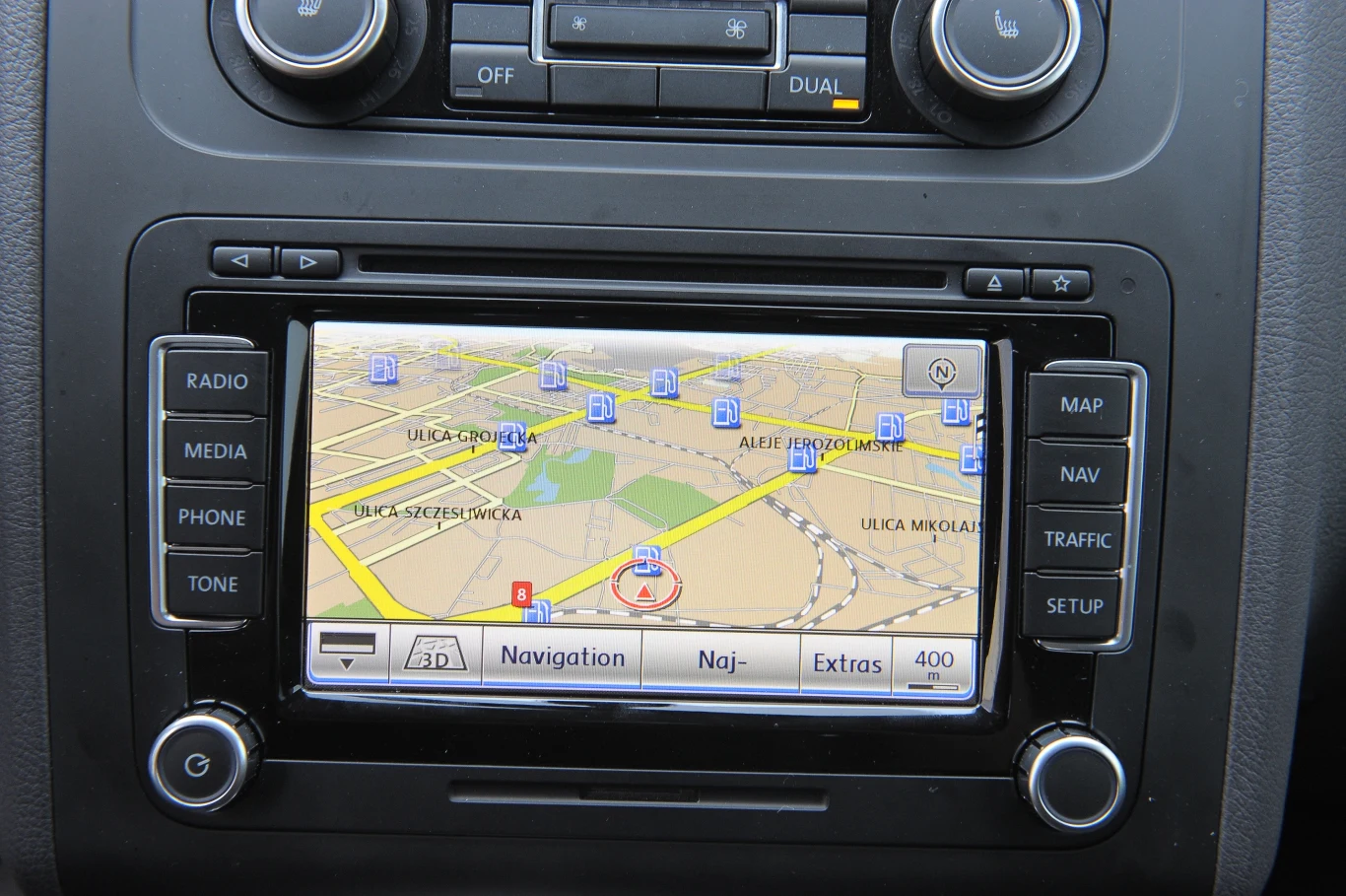 Nawigacja "RNS 510" to jedno z najlepszych urządzeń na rynku.