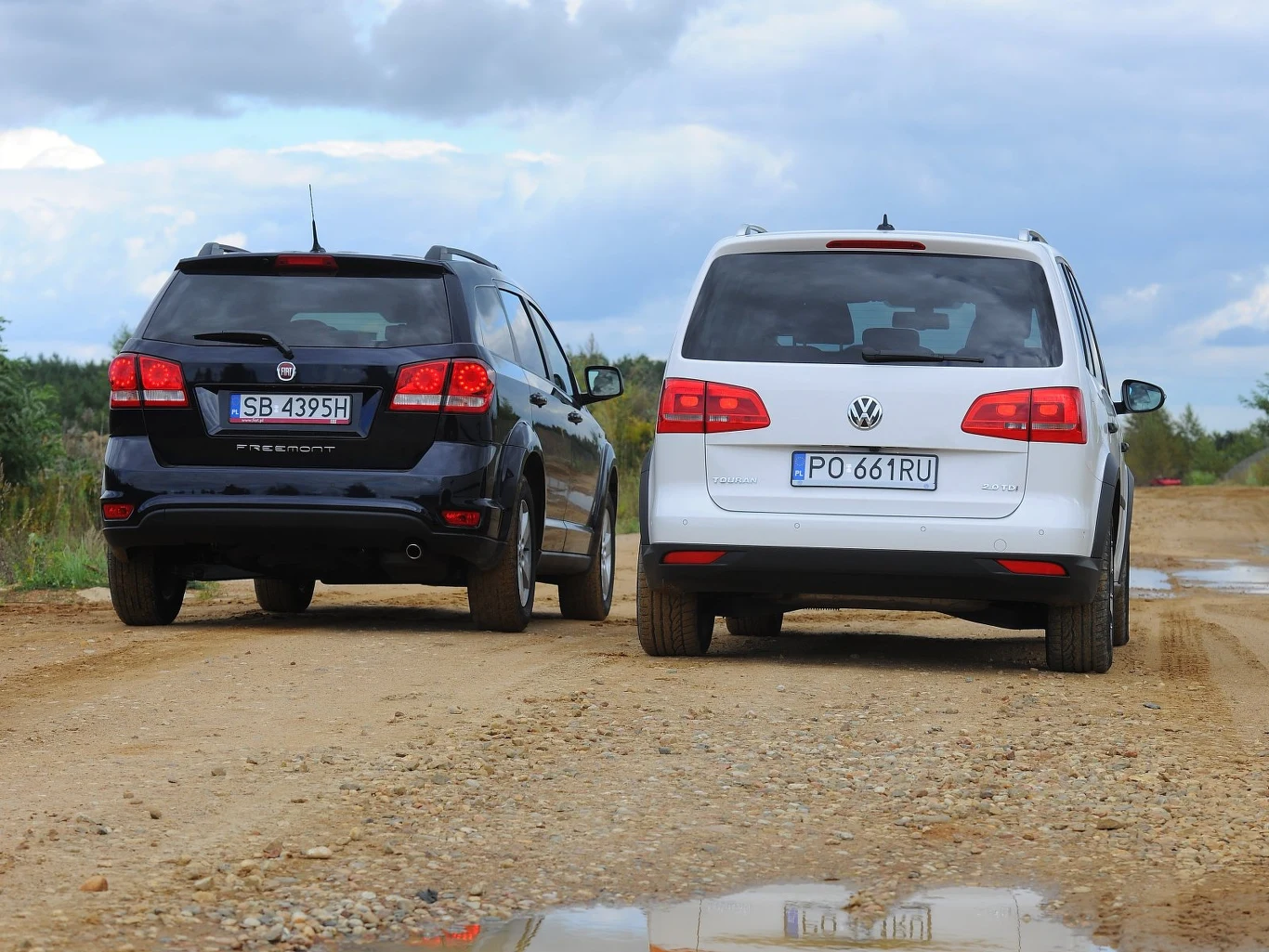 Fiat Freemont i Volkswagen Cross Touran - najlepsze vany na bezdroża.