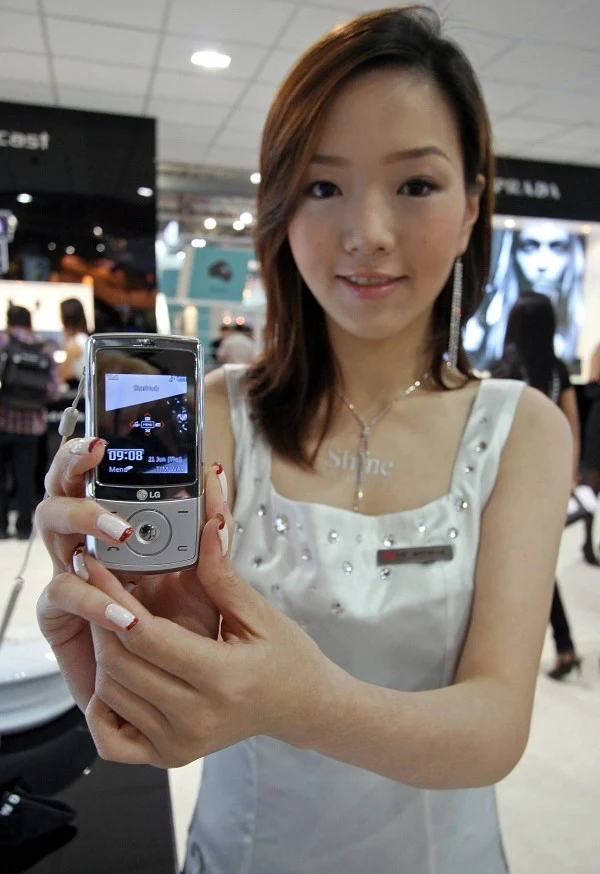 Na targach nie mogło zabraknąć LG - marki szalenie popularnej w Azji.