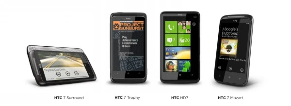 Nowe telefony HTC z Phone 7 - aż 4