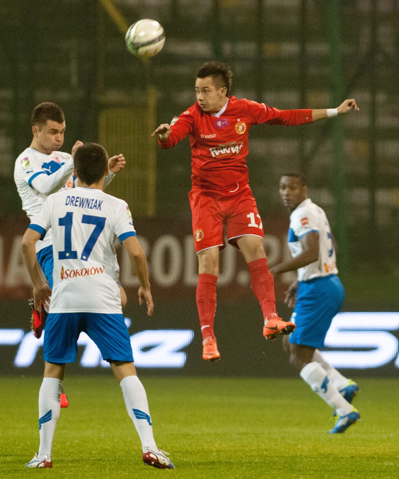 Mariusz Rybicki (C) z Widzewa