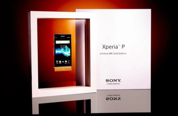 Xperia P w złocie