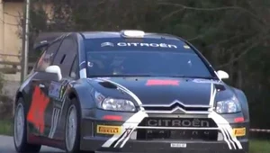 Robert Kubica w Citroenie C4 WRC. Rally di Como - Shakedown 