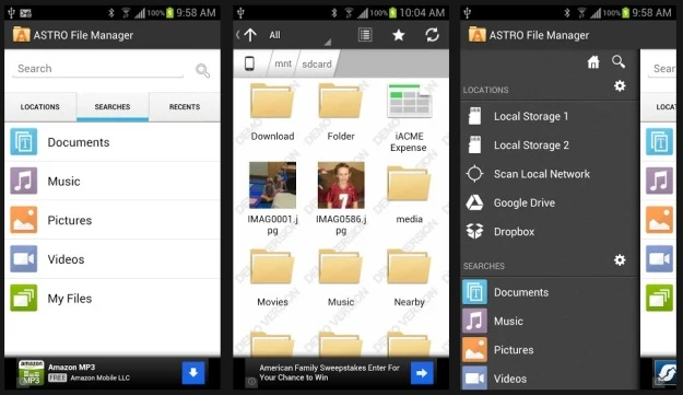 Astro File Manager Astro File Manager