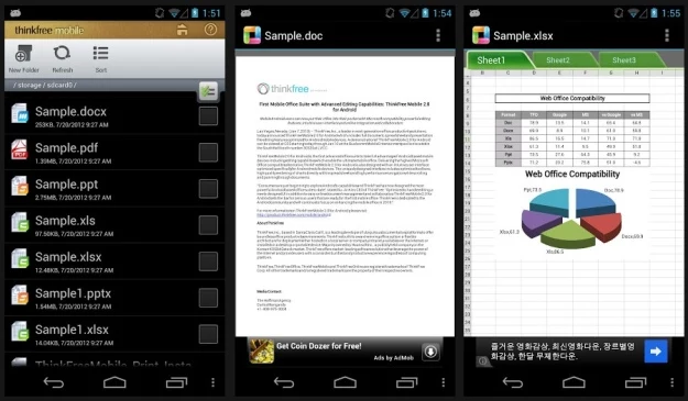 ThinkFree Office Mobile Viewer