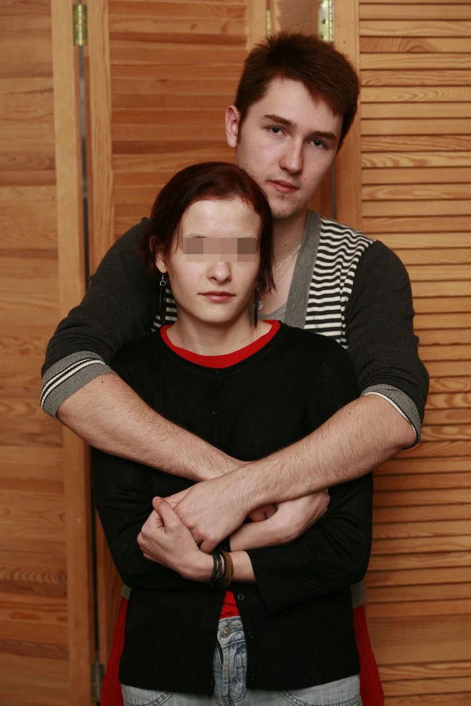 Katarzyna W. z mężem Bartkiem - luty 2012