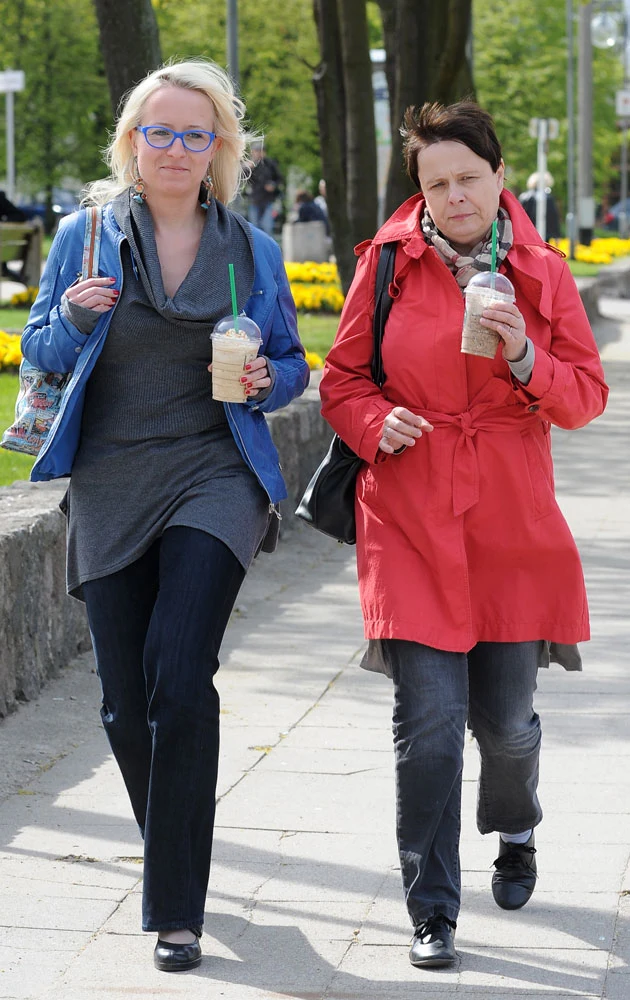 Ilona Łepkowska z córką Weroniką Wojnach Ilona Łepkowska z córką Weroniką Wojnach