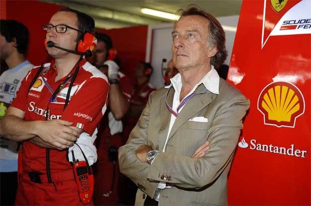 Stefano Domenicali (z lewej) i Luca di Montezemolo