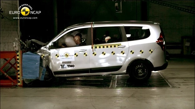 Dacia Lodgy w teście zderzeniowym Euro NCAP