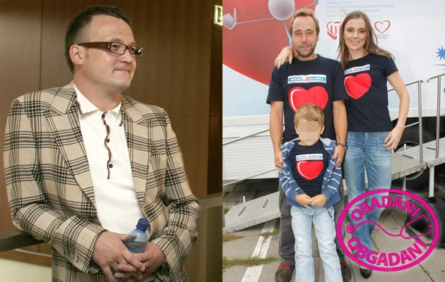 Bartosz Prokopowicz, Halina Mlynkova i Łukasz Nowicki z synem Bartosz Prokopowicz, Halina Mlynkova i Łukasz Nowicki z synem