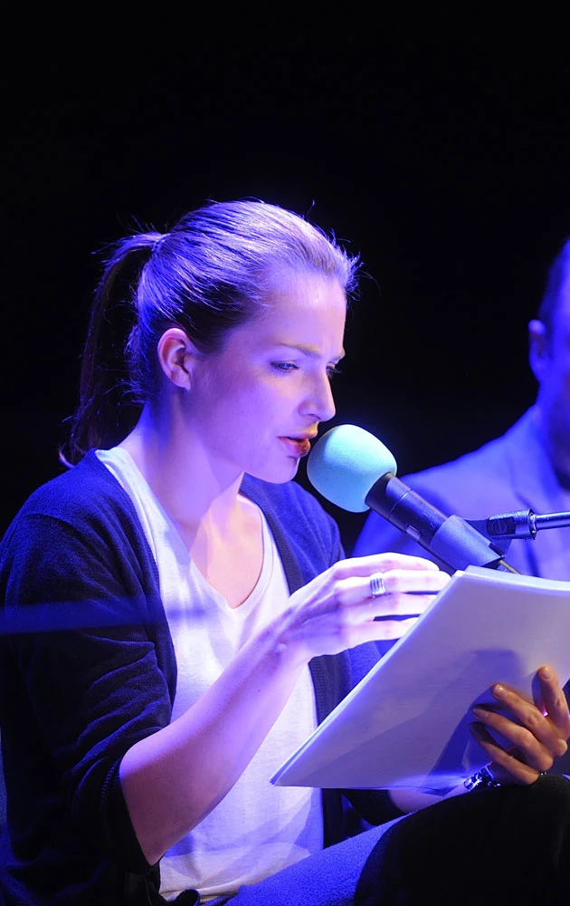 Jedną z fuch Anny Dereszowskiej jest czytanie audiobooków Jedną z fuch Anny Dereszowskiej jest czytanie audiobooków