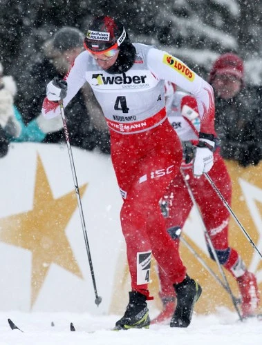 Justyna Kowalczyk na trasie Justyna Kowalczyk na trasie