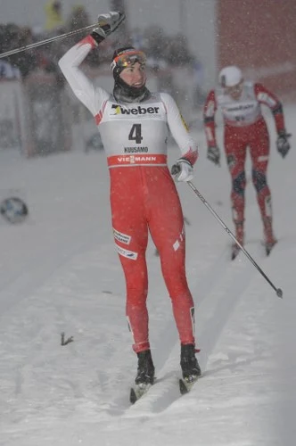 Justyna Kowalczyk na trasie Justyna Kowalczyk na trasie