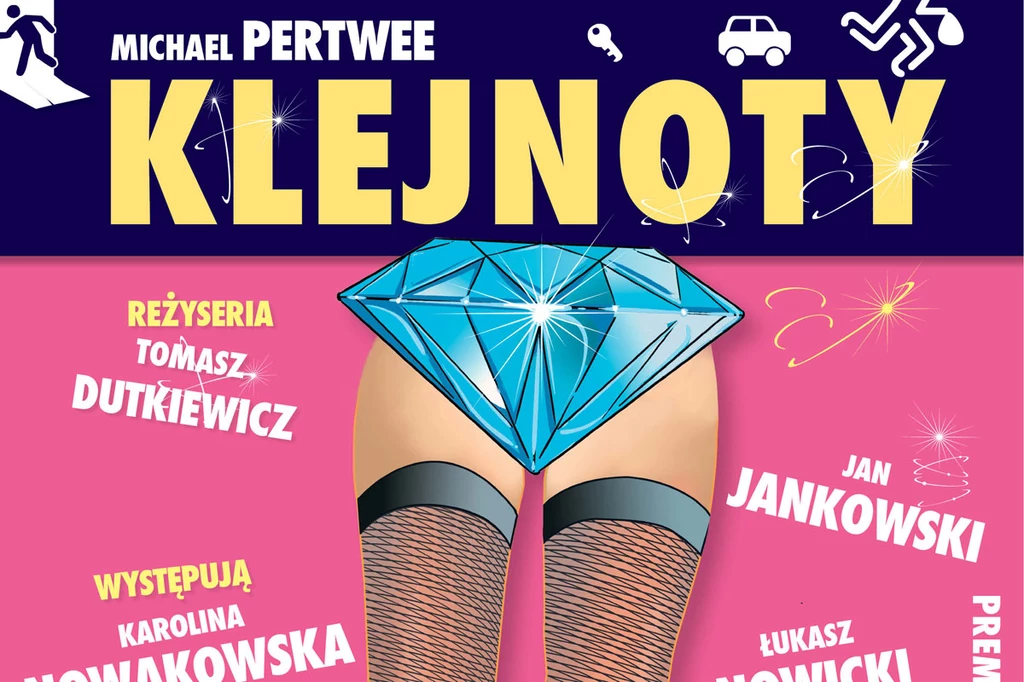 Plakat spektaklu "Klejnoty"