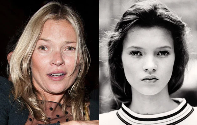 Kate Moss obecnie i na jednym z pierwszych zdjęć wystawionych na sprzedaż Kate Moss obecnie i na jednym z pierwszych zdjęć wystawionych na sprzedaż