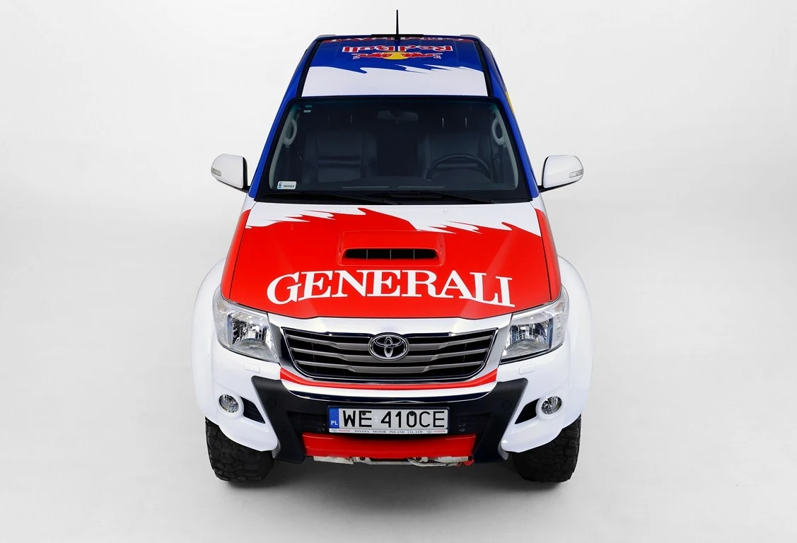 Adam Małysz w Rajdzie Dakar 2013 za kierownicą Toyoty Hilux