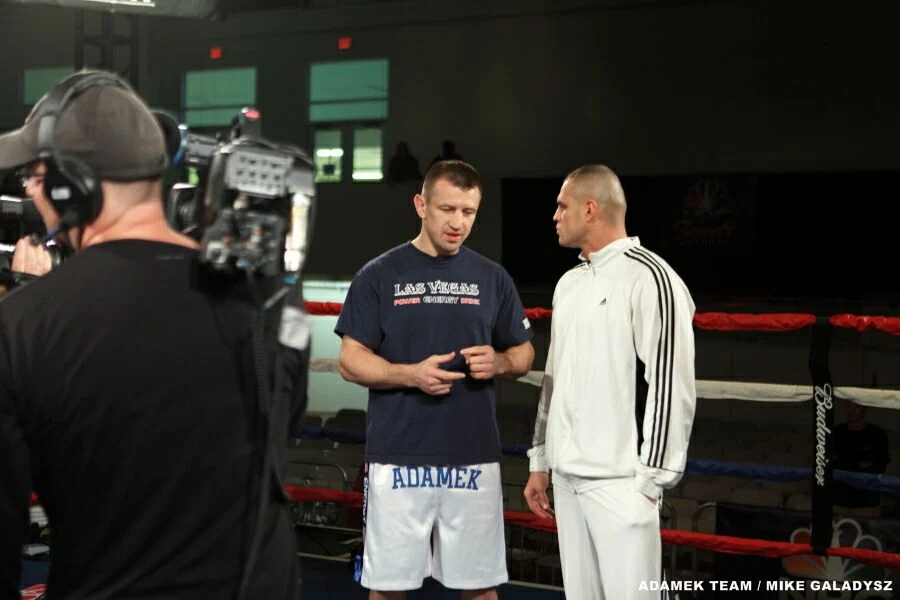 Adamek i Cunningham oko w oko przed zaplanowaną walką Adamek i Cunningham oko w oko przed zaplanowaną walką