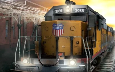 Trainz Simulator 2009: World Builder Edition - fragment okładki Trainz Simulator 2009: World Builder Edition - fragment okładki