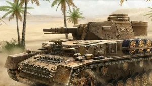 Theatre of War II: Africa 1943 - fragment okładki z gry