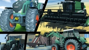 Symulator Farmy 2009 - fragment okładki z gry