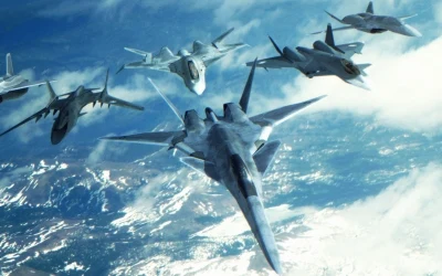 Ace Combat XI: Skies of Incursion - motyw graficzny Ace Combat XI: Skies of Incursion - motyw graficzny