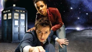 Doctor Who - fragment okładki z gry