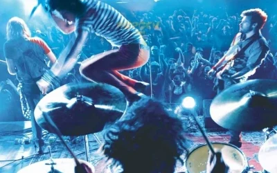 Rock Band Unplugged - fragment okładki z gry Rock Band Unplugged - fragment okładki z gry