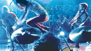 Rock Band Unplugged - fragment okładki z gry