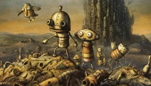 Machinarium - fragment okładki z gry
