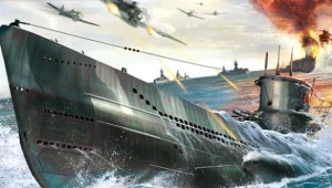 Silent Hunter 5 - fragment okładki z gry