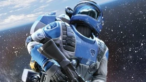 Shattered Horizon - fragment okładki z gry