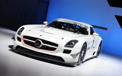 Mercedes-Benz SLS AMG - zdjęcie z międzynarodowych targów Auto Show w Nowym Jorku Mercedes-Benz SLS AMG - zdjęcie z międzynarodowych targów Auto Show w Nowym Jorku