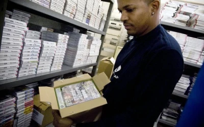 Magazyn pełen gier video - marzenie każdego gracza Magazyn pełen gier video - marzenie każdego gracza