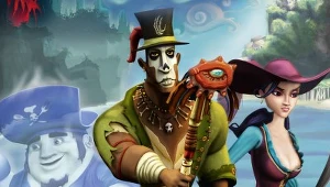 Ghost Pirates of Vooju Island - fragment okładki z gry