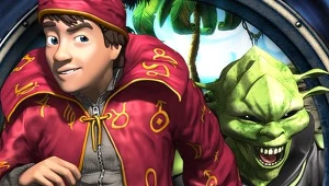 Simon the Sorcerer 5: Kto nawiąże kontakt? - fragment okładki z gry