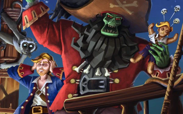 Monkey Island 2 Special Edition: LeChuck's Revenge - motyw graficzny Monkey Island 2 Special Edition: LeChuck's Revenge - motyw graficzny