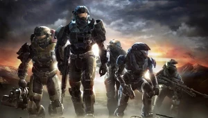 Halo: Reach - fragment okładki z gry