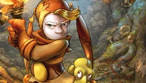 The Whispered World - fragment okładki z gry