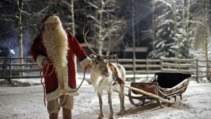 Święty Mikołaj i Rudolf - zdjęcie