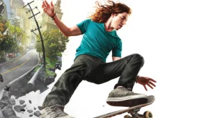 Shaun White Skateboarding - fragment okładki z gry