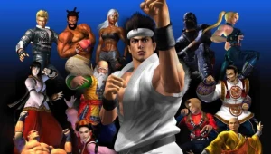 Virtua Fighter 4 - fragment okładki z gry