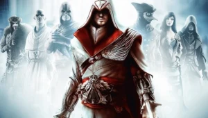 Assassin's Creed: Brotherhood - fragment okładki z gry