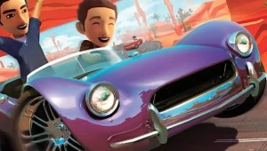 Kinect Joy Ride - fragment okładki z gry