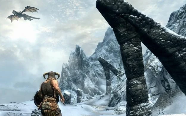 The Elder Scrolls V: Skyrim - motyw graficzny The Elder Scrolls V: Skyrim - motyw graficzny