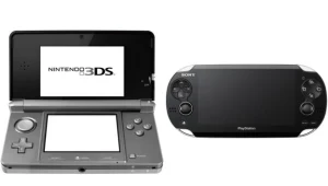 Zdjęcie konsoli Nintendo 3DS oraz Sony Next Generation Portable